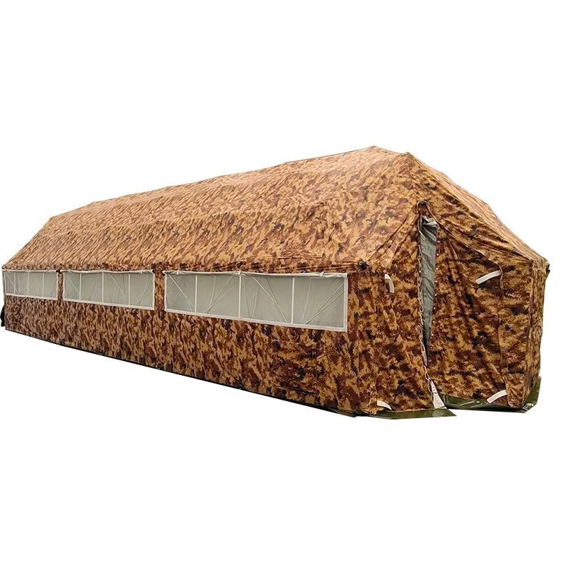 雷扬大型网架帐篷 框架指挥所卫生帐篷 60平 荒漠迷彩