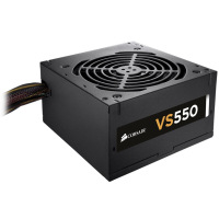 美商海盗船VS550额定550W电源80PLUS认证/12cm风扇)台式电脑电源游戏主机电源