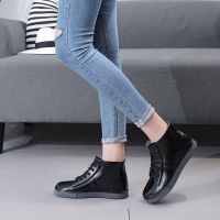雨鞋女韩国可爱时尚款外穿水鞋雨靴短筒防水防滑加绒保暖低帮厨房 黑色 35