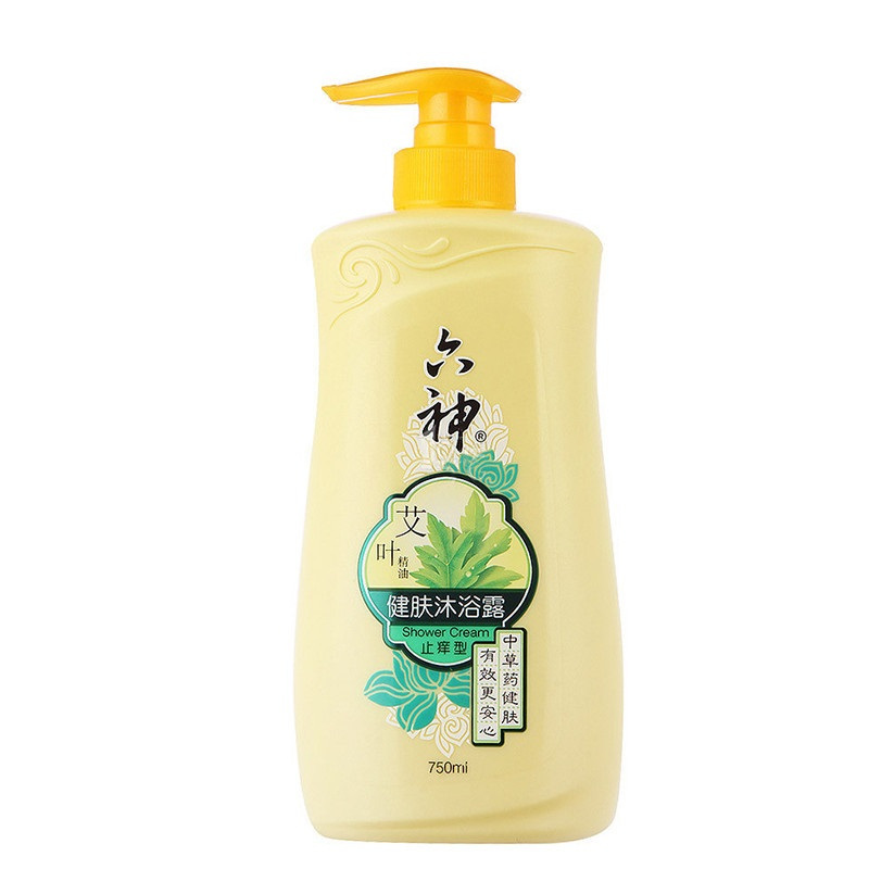 六神艾叶健肤沐浴露(止痒型)750ml