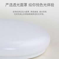 雷士照明NVC LED卧室灯吸顶灯阳台灯具 过道灯走廊灯简约现代温馨浪漫亚克力儿童房圆形客厅灯具灯饰