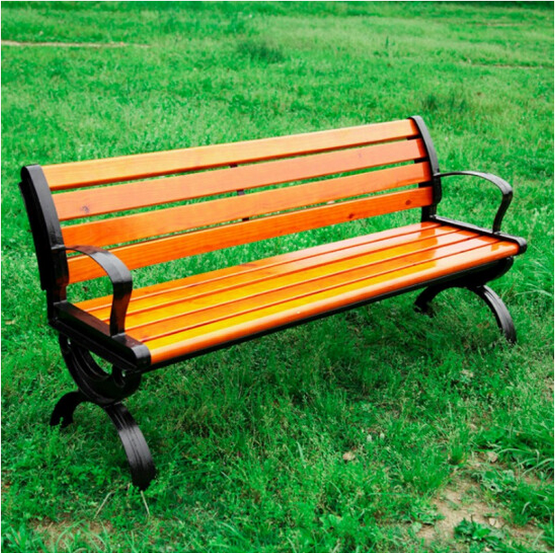 逐鹿中原公园椅户外长椅广场休闲椅铁艺靠背椅xh965长凳子