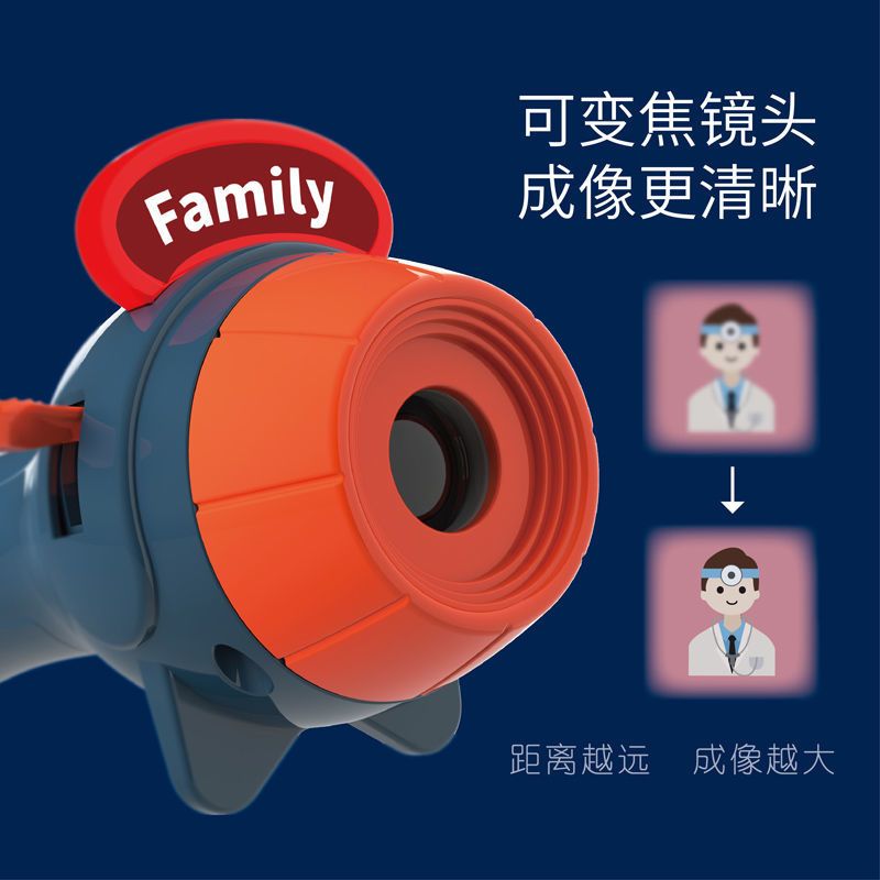 儿童投影灯早教益智玩具多功能睡前故事图案投影仪宝宝发光手电筒 手电筒投影(送3投影片)