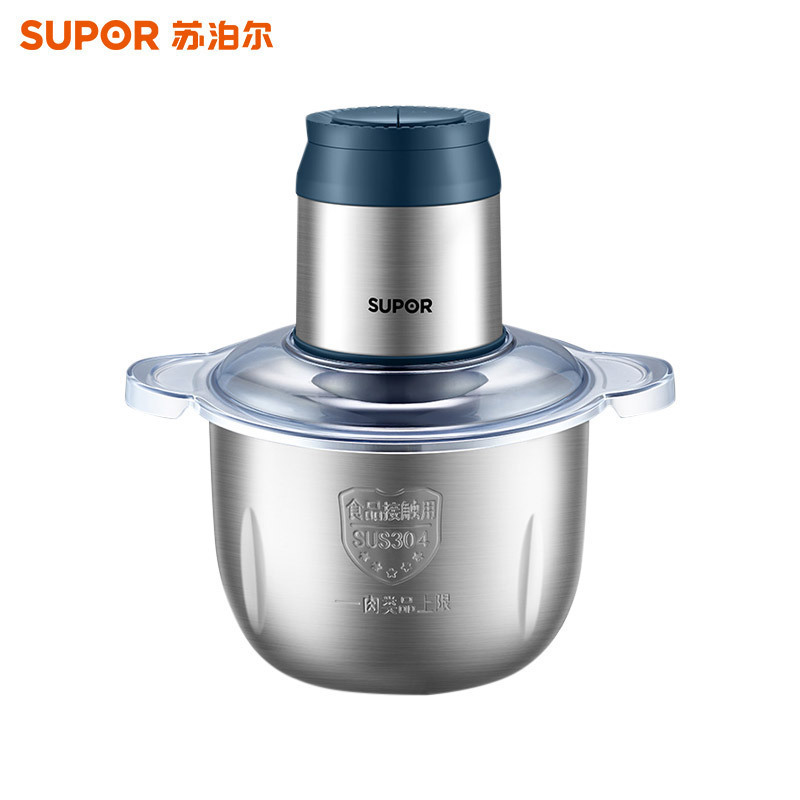苏泊尔(SUPOR)绞肉机3L家用不锈钢碗料理机宝宝婴儿辅食机迷你多功能电动搅拌机小型碎肉机绞馅机肉馅机JR51高清大图