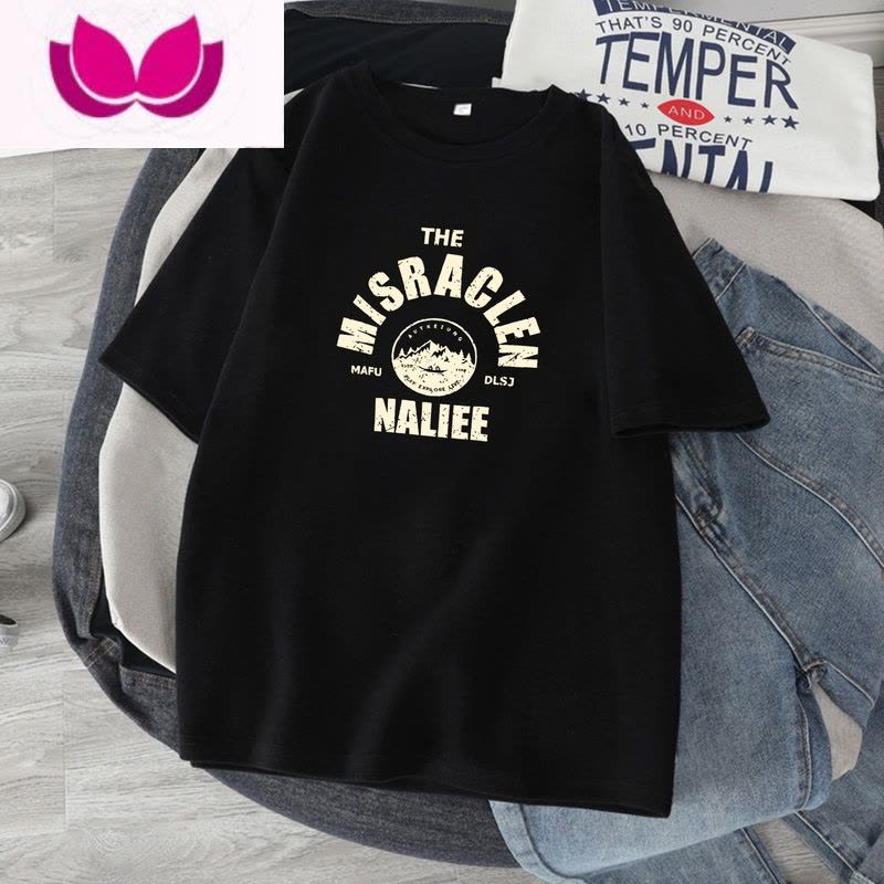 七斓短袖t恤男2023年夏季新款情侣款宽松体恤衫潮牌白色打底衫ins图片