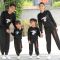 搭啵兔幼儿园亲子装母子装洋气秋装网红套装春秋冬一家四口2019新潮母女