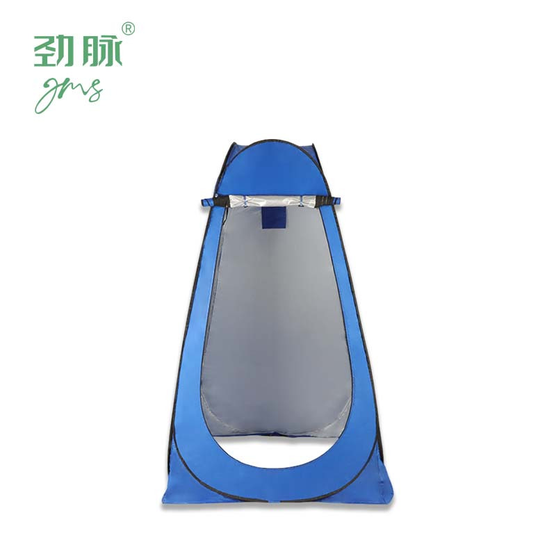 劲脉 户外洗澡帐篷 军绿-120*120*190CM 顶高清大图