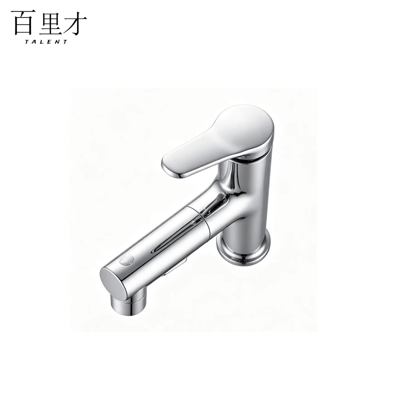 百里才 洗面盆抽拉水龙头冷热混合水嘴 通用型 个图片