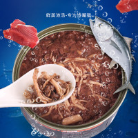 麦富迪猫罐头 模特猫主食罐幼猫成猫通用型猫湿粮 金枪鱼+鲭鱼170g*6罐