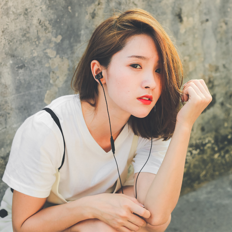 Audio Technica/铁三角 ATH-CKR30iS BL蓝色手机通话线控带麦入耳式耳机