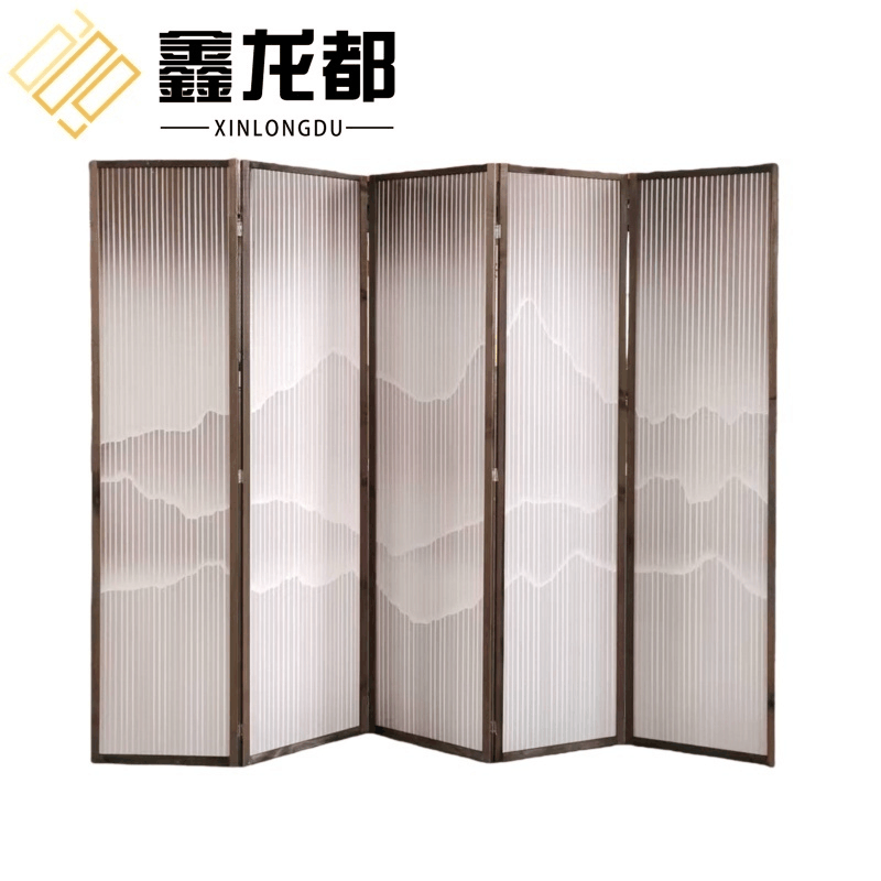 鑫龙都屏风五扇组图片