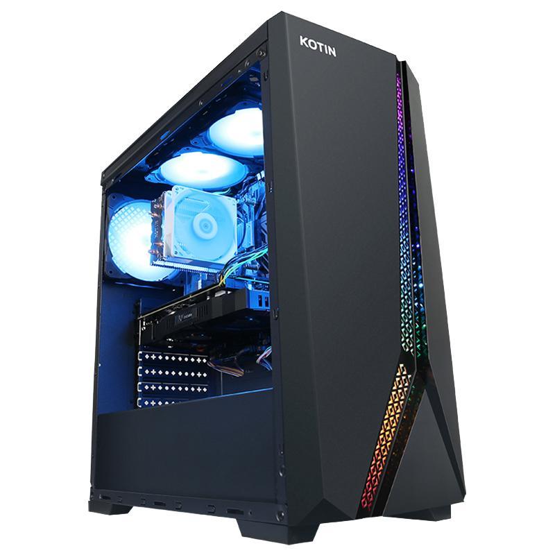 京天(KOTIN)锐龙Ryzen 5 2600/RTX2060/8G/240G光线追踪游戏组装电脑DIY台式主机