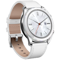 华为(HUAWEI) 智能手表 WATCH GT 雅致款 白色 实时心率监测 睡眠监测 健康管理 移动支付 强劲续航 运动智能手表
