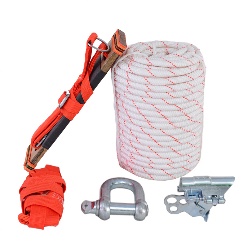 高空作业安全装户外墙防坠落蜘蛛人吊绳坐板国标耐磨安装空调