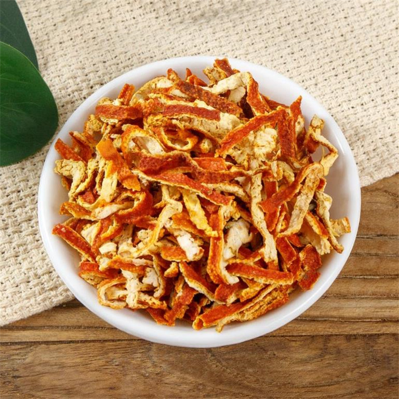 陈皮干新会老陈皮茶中药材官方旗舰店老橘子皮橙皮丝泡水正品可搭蚕砂竹茹高清大图