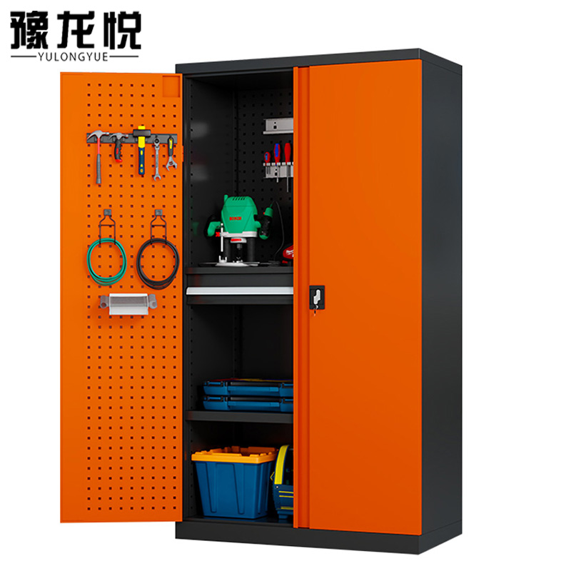 豫龙悦工具柜 重型工具柜一抽带挂板台