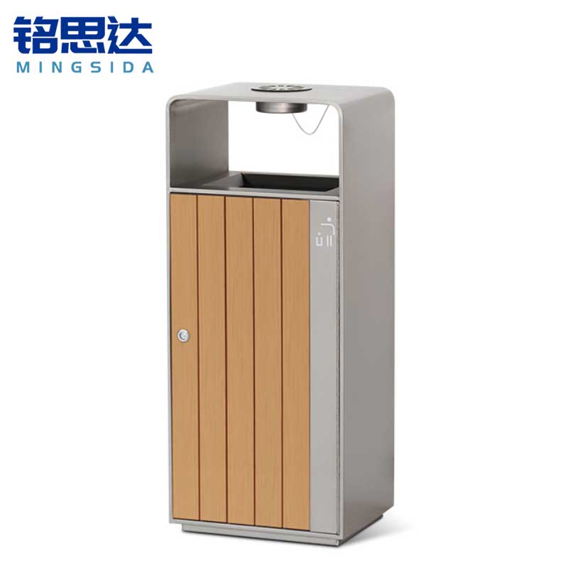 铭思达户外垃圾桶单桶个高清大图