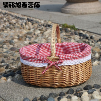 篮子竹篮水果篮收纳篮藤编小篮鸡蛋篮菜篮野餐篮手提篮货篮购物篮多款多功能生活日用家庭清洁生活日用收纳用品收纳篮