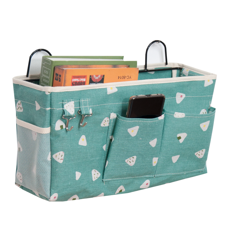 学生宿舍床头寝室可挂墙上的收纳袋挂袋墙挂式布袋置物上铺收纳袋三维