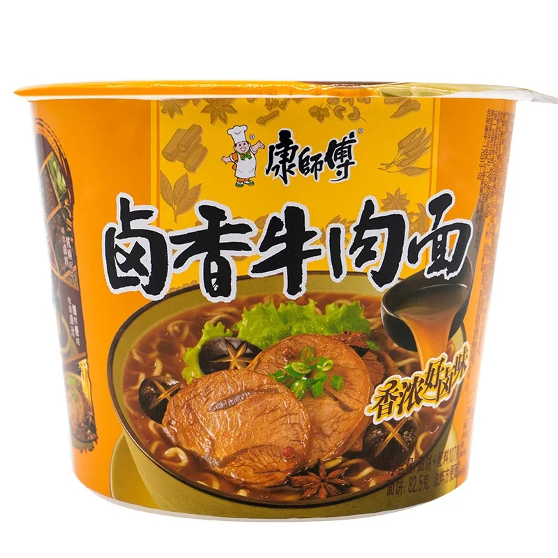 康师傅秘制香菇辣卤香牛肉面109g