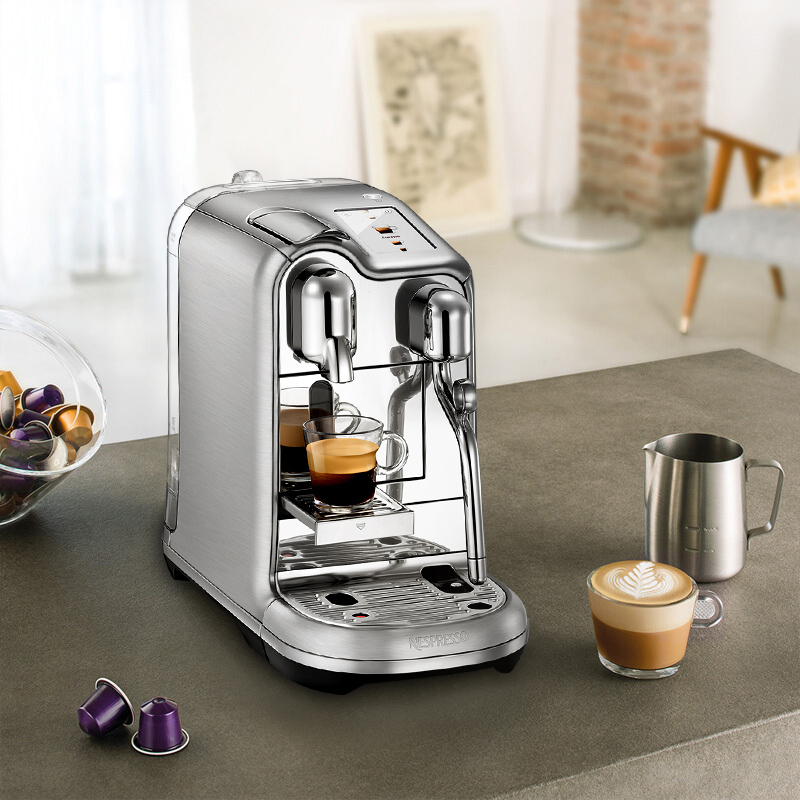 [王楚钦同款]NESPRESSO Creatista Pro 意式全自动 家用商用花式胶囊咖啡机高清大图