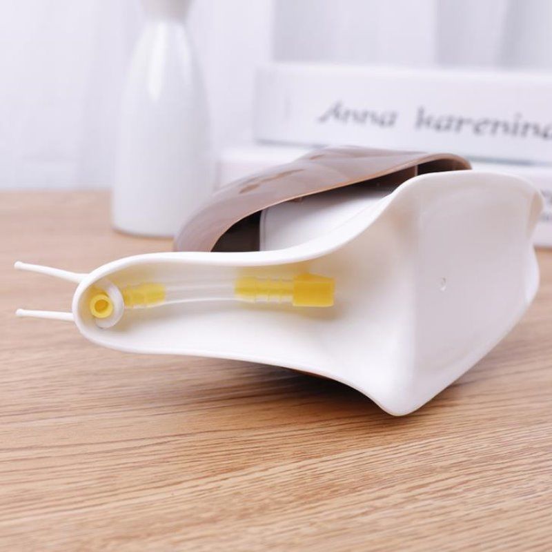 蜗牛造型洗手液按压瓶乳液分装瓶 按压式洗发水乳液瓶沐浴露空瓶 黑色