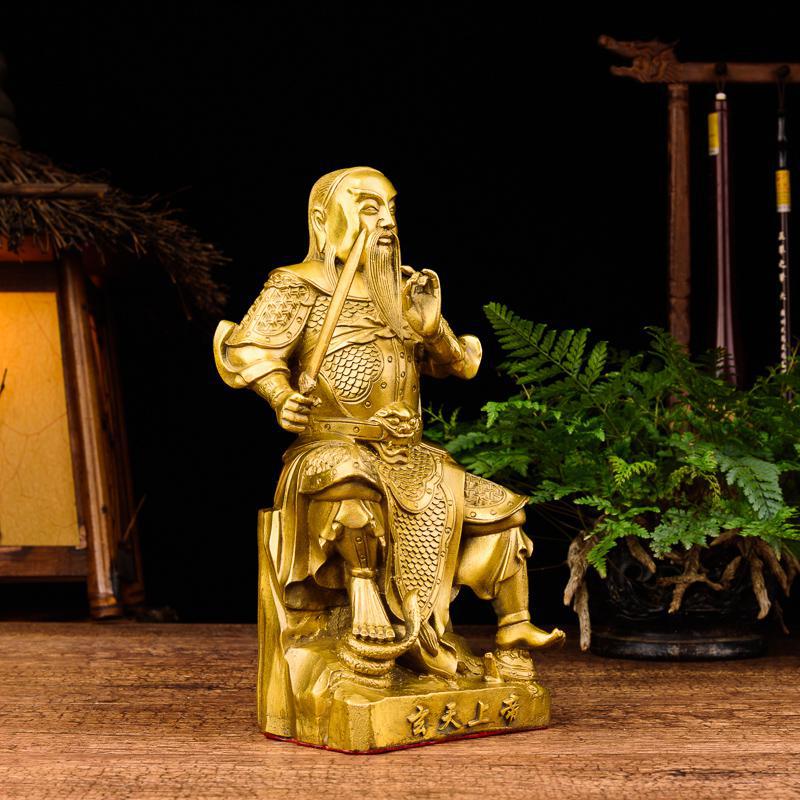 美帮汇真武大帝玄天上帝摆件 玄武祖师道教祖师 玄武神像高清大图