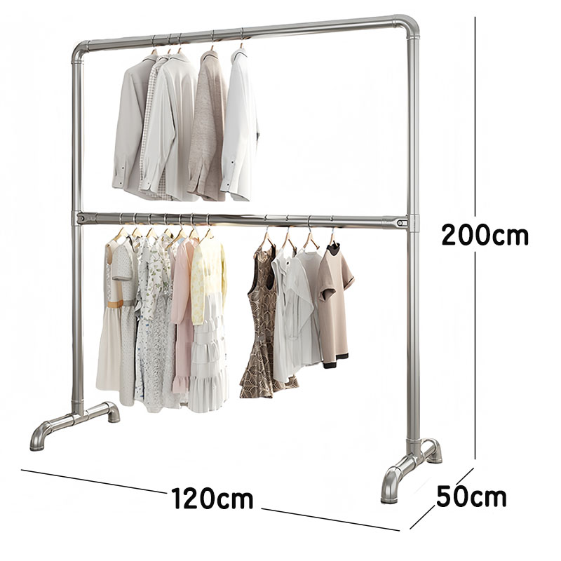 芙瑞塔晾衣杆 晒衣架120*50*200cm 个