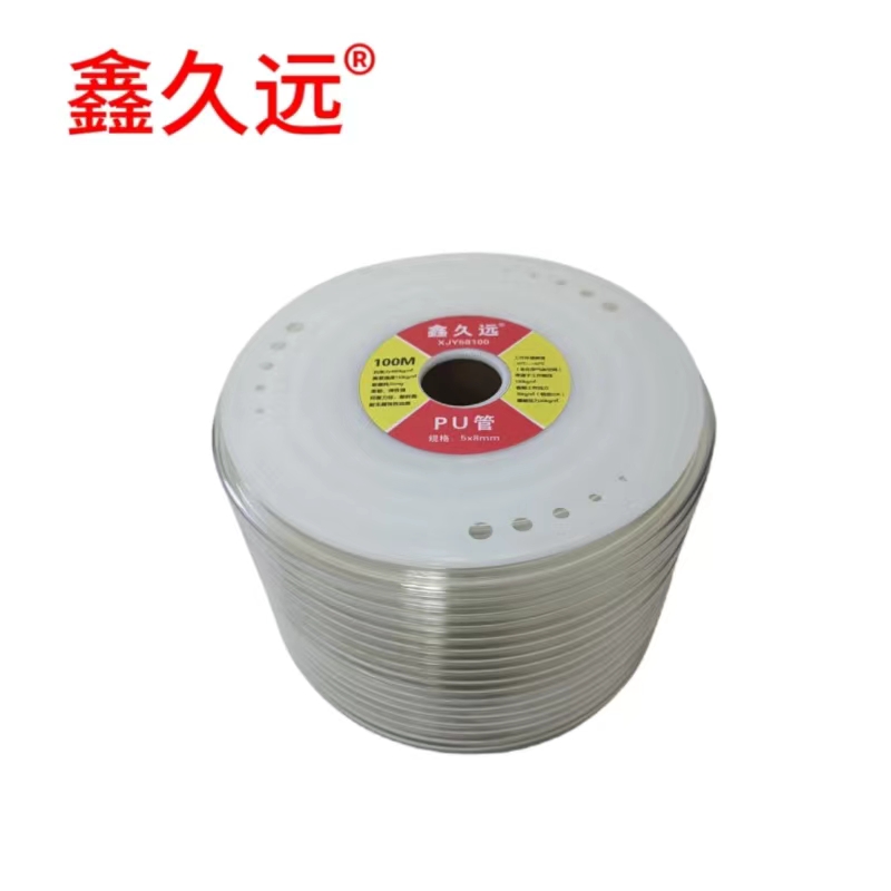 鑫久远 PU风管 气管 红 蓝 透明 5x8x100m XJY58100 盘高清大图