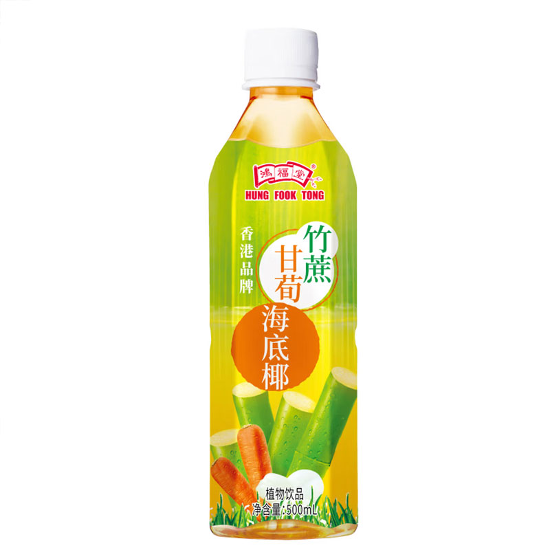 鸿福堂 竹蔗甘荀海底椰 500ml*15瓶 箱