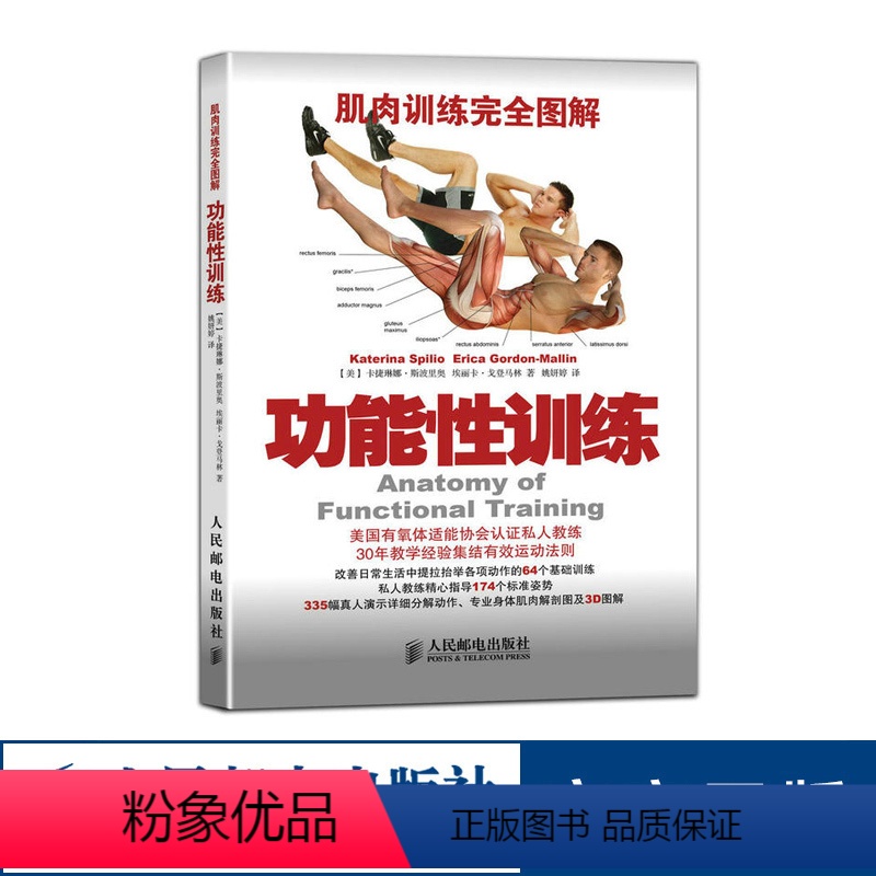 【正版】肌肉训练完全图解 功能性训练 运动健身教练书籍 人民邮电出版社