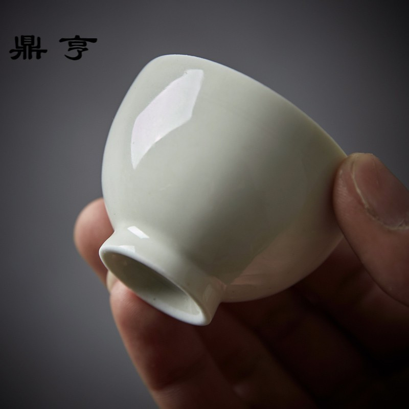 鼎亨手工陶瓷茶杯小号日式功夫茶具品茗杯主人杯仿古泥闻香杯个性