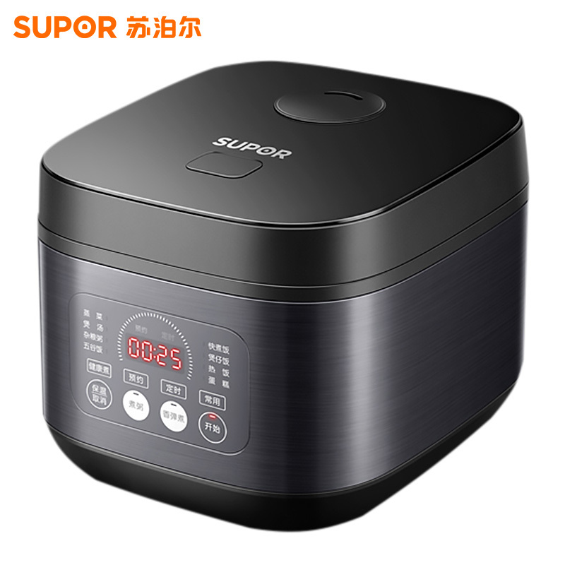 苏泊尔(SIPOR)电饭煲电饭锅3L不粘内胆1-4人前置大屏面板杂粮养生饭多功能家用智能电饭煲SF30FC996