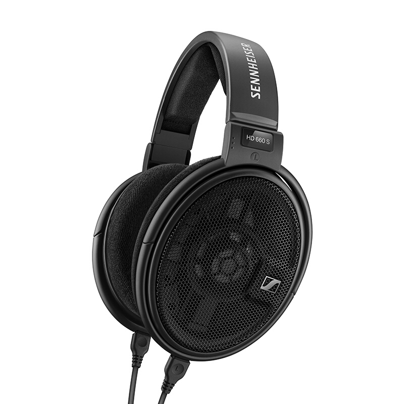 森海塞尔(Sennheiser)HD660S 开放式动圈头戴式Hi-Fi音乐监听耳机 黑色