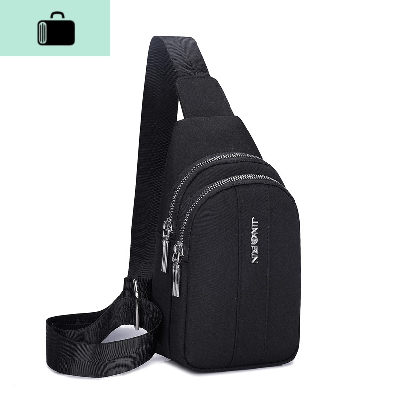 时尚男胸包运动轻便百搭小斜挎包韩版男士商务单肩背包小骑行潮包NEW LAKE男士斜挎包高清大图