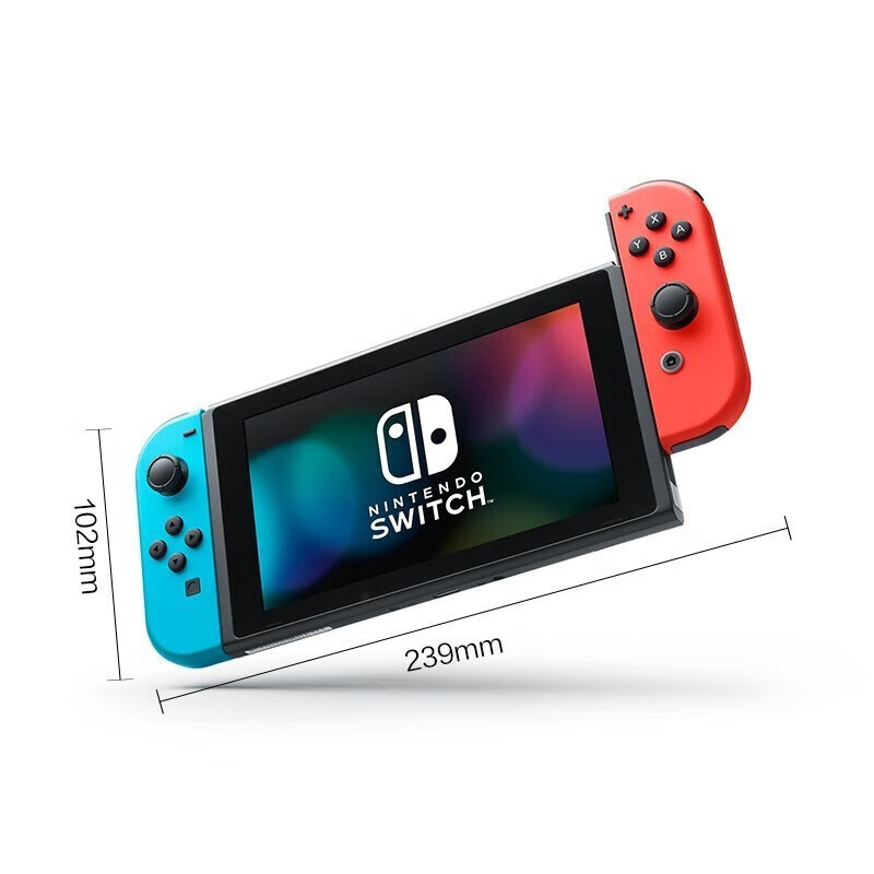 Nintendo任天堂switch游戏机ns港版续航增强版Switch红蓝主机[32G内存]