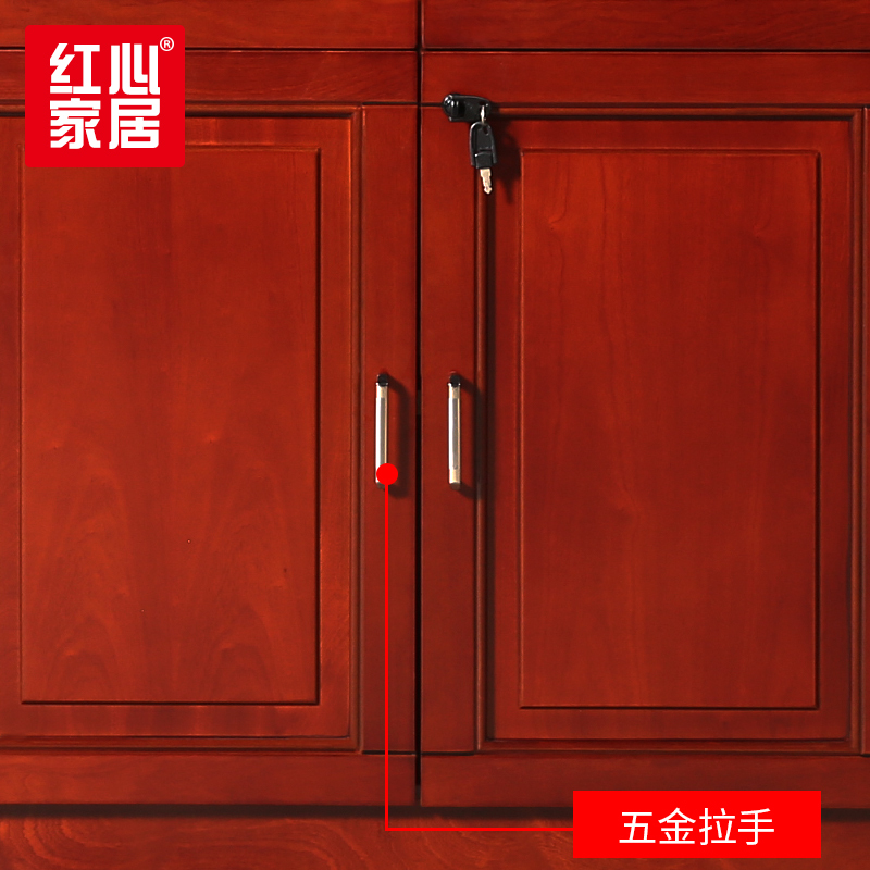 【红心家居】两门文件柜油漆柜办公资料柜2门书橱书柜