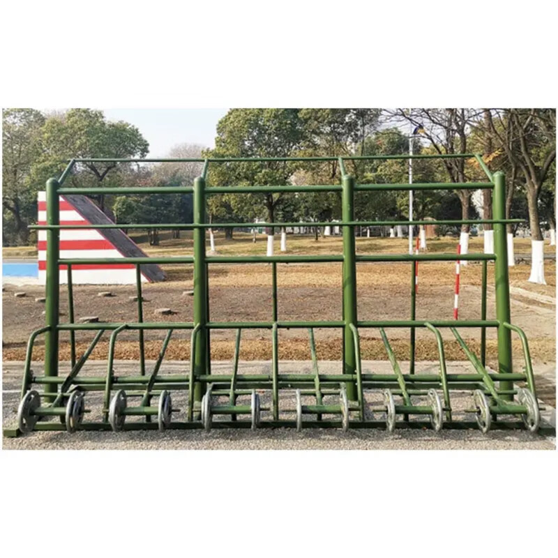 赤道线 引体向上组合训练器 室外大型体能训练力量锻炼健身器械户外体能训练器材4人组钢铁长城锻炼设备CDX-A371S17高清大图