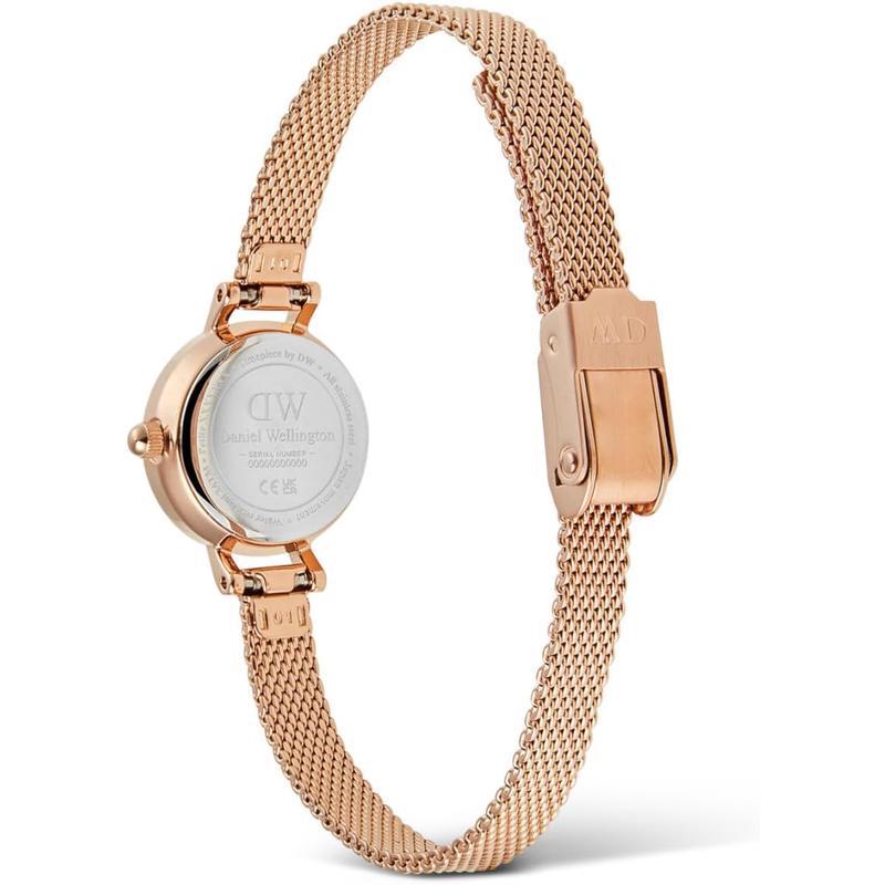 丹尼尔惠灵顿(Daniel Wellington)女士机械表优雅简约玫瑰金网带时尚小巧防水手表