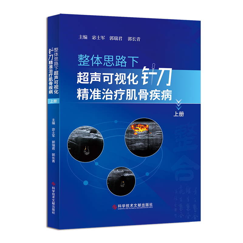 2册]2册]整体思路下超声可视化针刀精准治疗肌骨疾病 上册+超声引导下针刀治疗肌骨疾病 [正版]超声引导下针刀治疗肌骨疾
