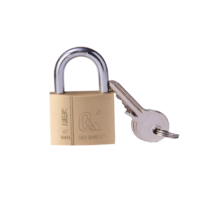 金岳 TR40-1J 40*14*65mm 黄铜挂锁（黄色）