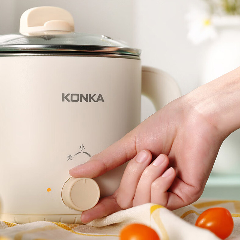 康佳电煮锅1.5升多功能不粘锅小巧精致KZG-15YX301高清大图