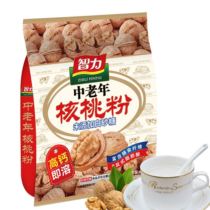智力 中老年核桃粉616g(内含22小包)速溶即食代餐粉