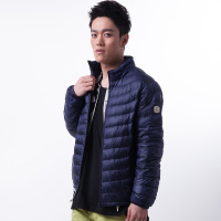 yaloo/雅鹿新款轻薄款修身轻型短款羽绒服男装保暖运动外套潮