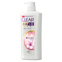 [吴亦凡同款]清扬(CLEAR)去屑洗发水 樱花沁爽1KG 所有发质 所有人群[联合利华]