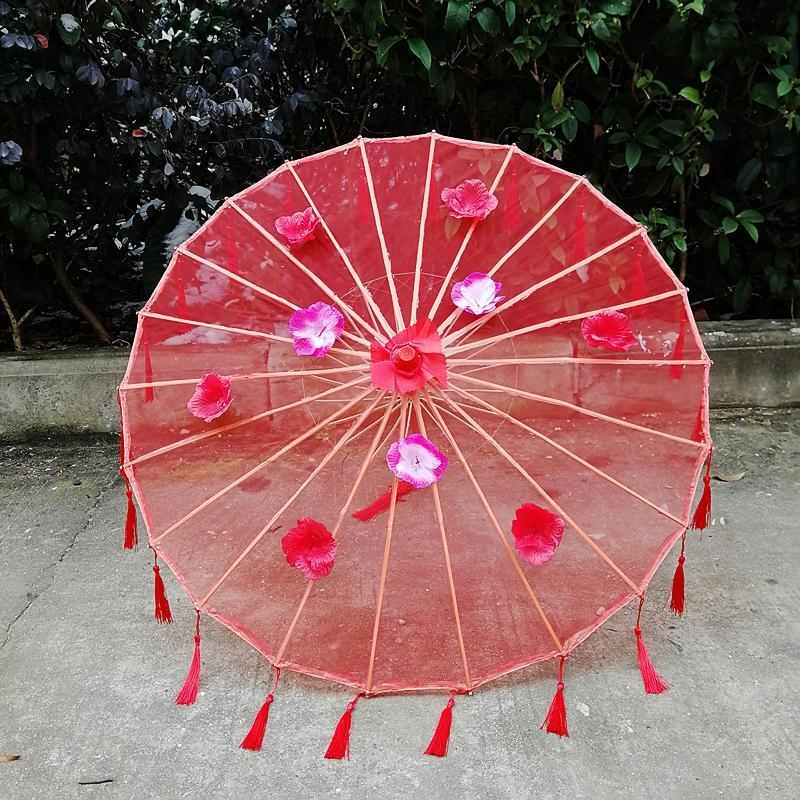古装伞汉服油纸伞古苏伞拍照舞蹈伞带流苏摄影道具伞婚礼装饰