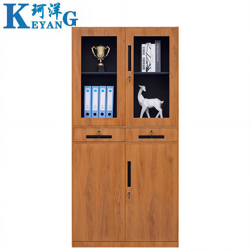 珂洋 档案柜 中二斗(黄木纹) 台高清大图