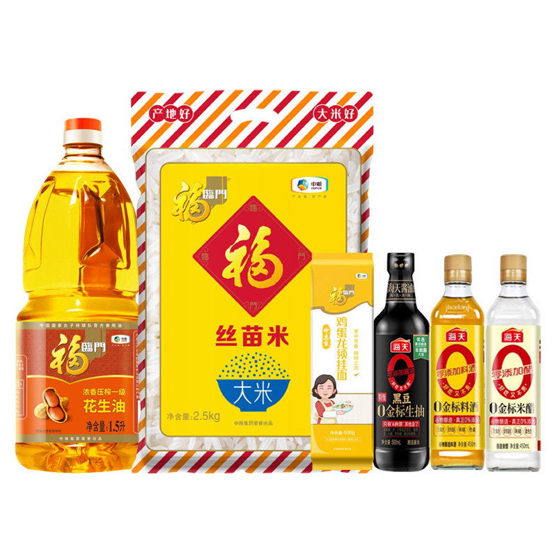 福临门粮油组合 3KG+2.9L福临门/海天
