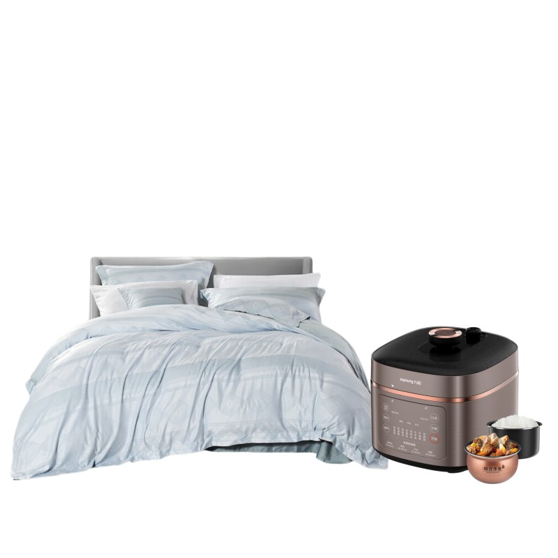 九阳(Joyoung)压力煲Y-50S63 +床品四件套套装