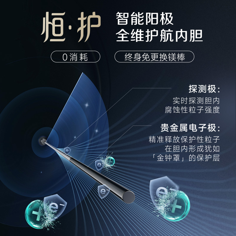 AO史密斯80升电热水器 国家补贴 金圭内胆 双棒分离速热 免换镁棒 免清洗 E80ED8高清大图